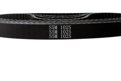 S5M rubber synchronous belt timing belt 205 teeth pitch 5mm width 10mm length 1025mm